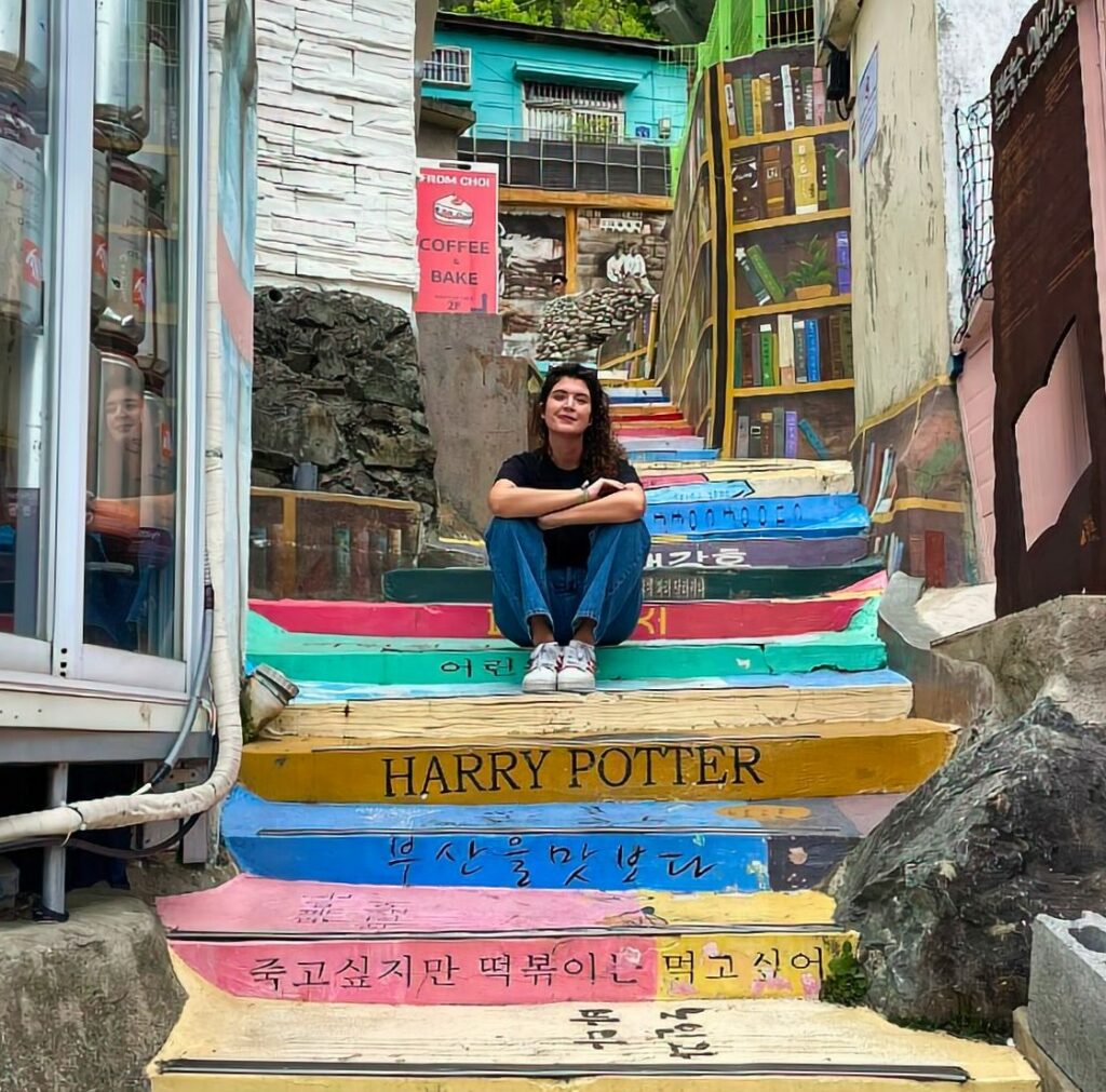 Gamcheon Culture Village (Hangul: 감천문화마을) stairs