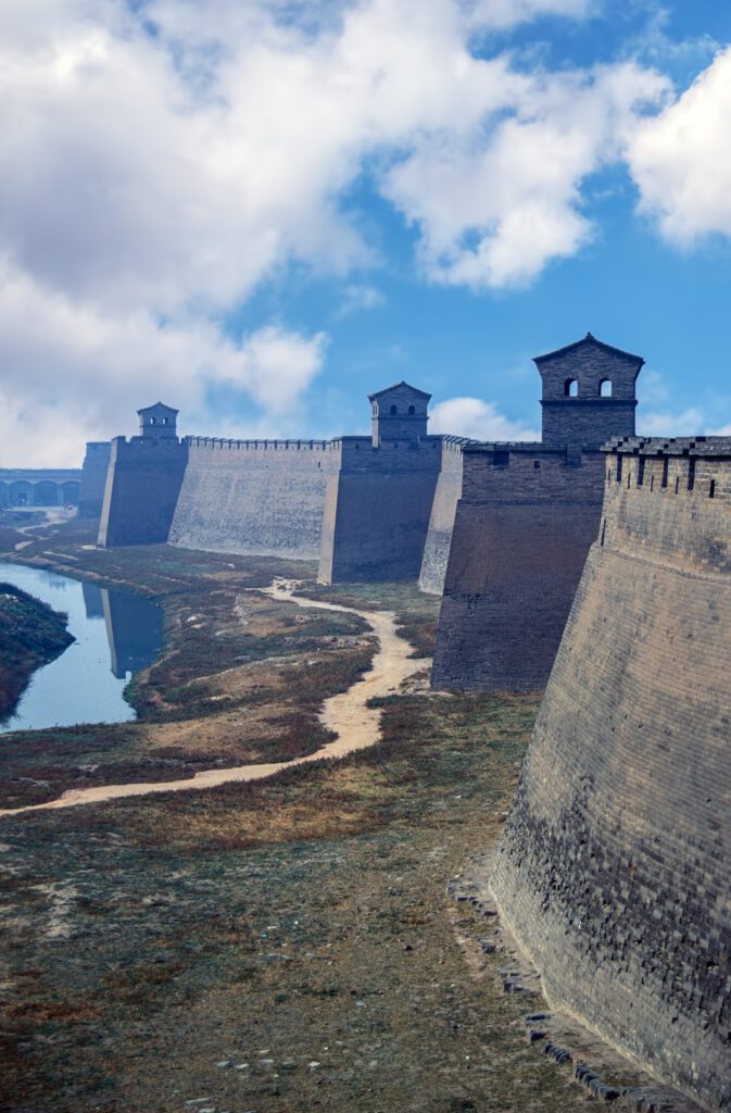 Fortification de la vieille ville de Pingyao, Shanxi, Chine.