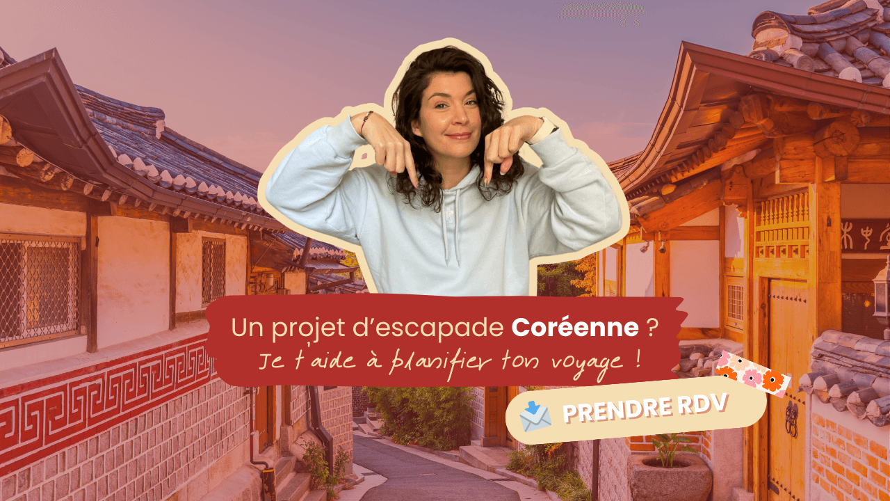 Prise de rendez-vous pour planification voyage Corée du sud