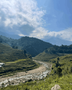 Visite du village Hmongs de Lao Chai au milieu des rizières de Sapa.