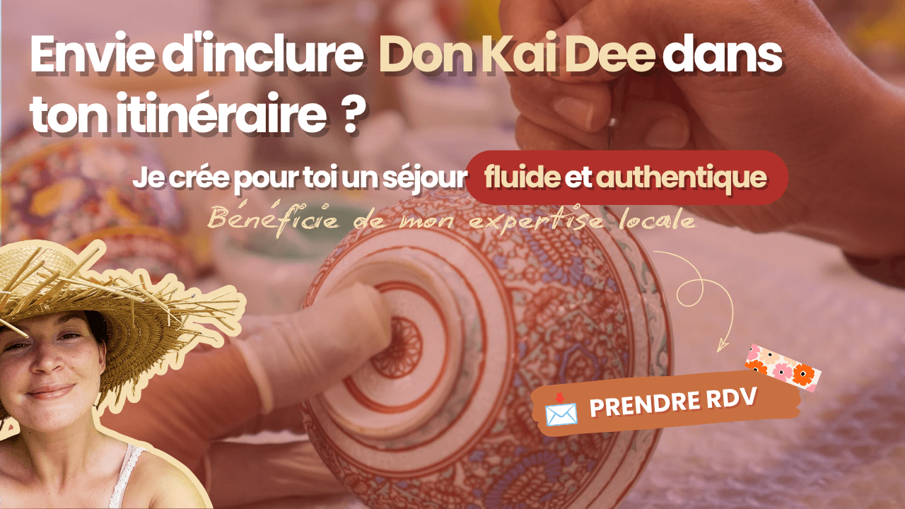 Je crée ton séjour fluide et authentique à Don Kai Dee, en Thaïlande.